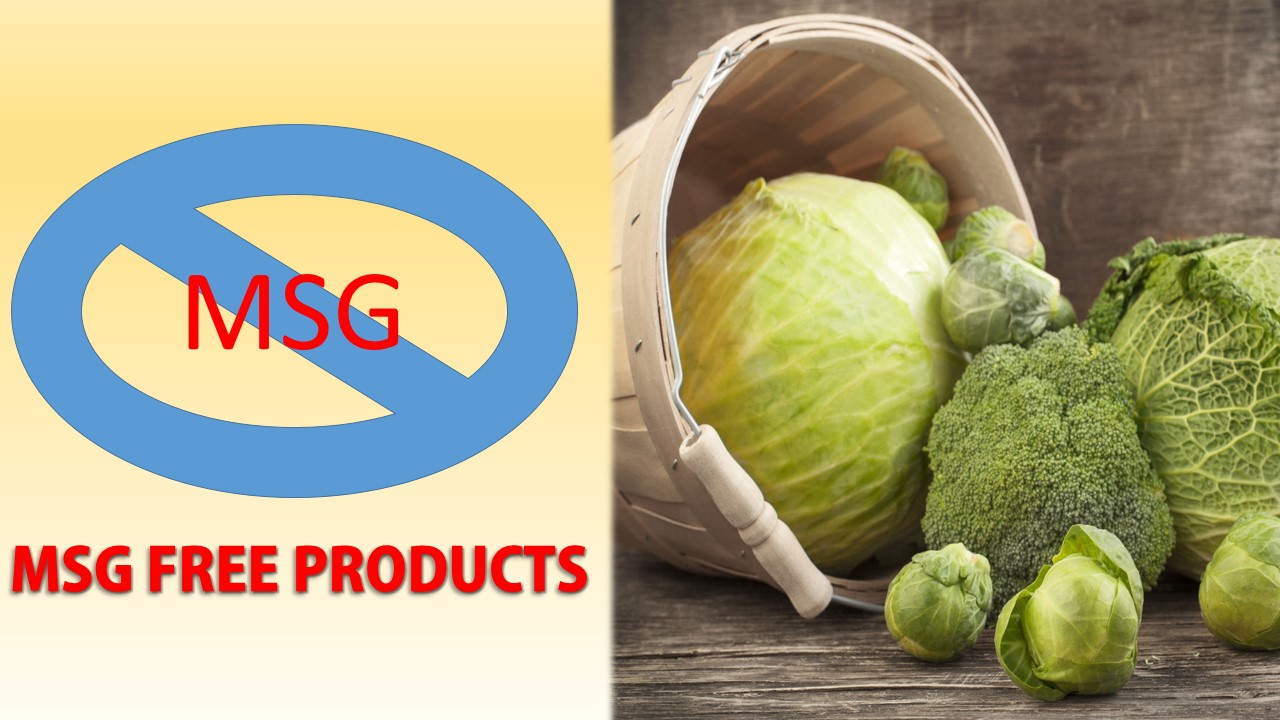 MSG Free & Vegetarian Products